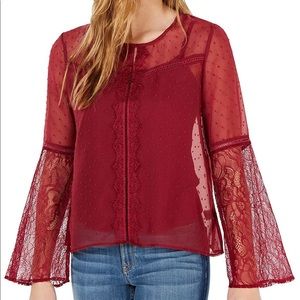Self esteem merlot blouse for junior XS